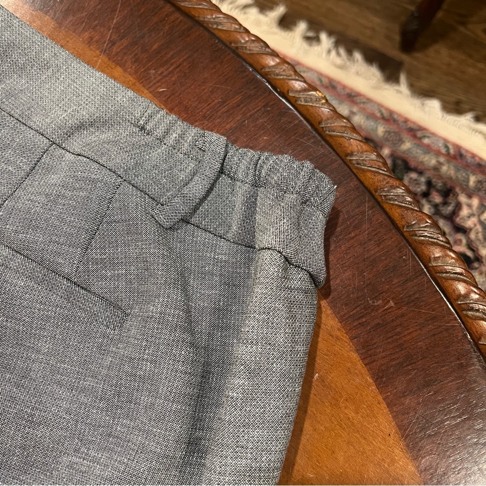 NEW $129 Talbots Woman Newport Ankle Trousers Black/White Melange 18 Elasticized - Picture 8 of 16